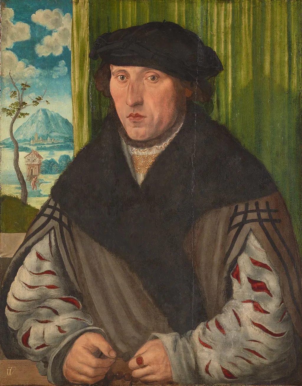 Männliches Bildnis, by Wolf Traut, unspecified, 1515