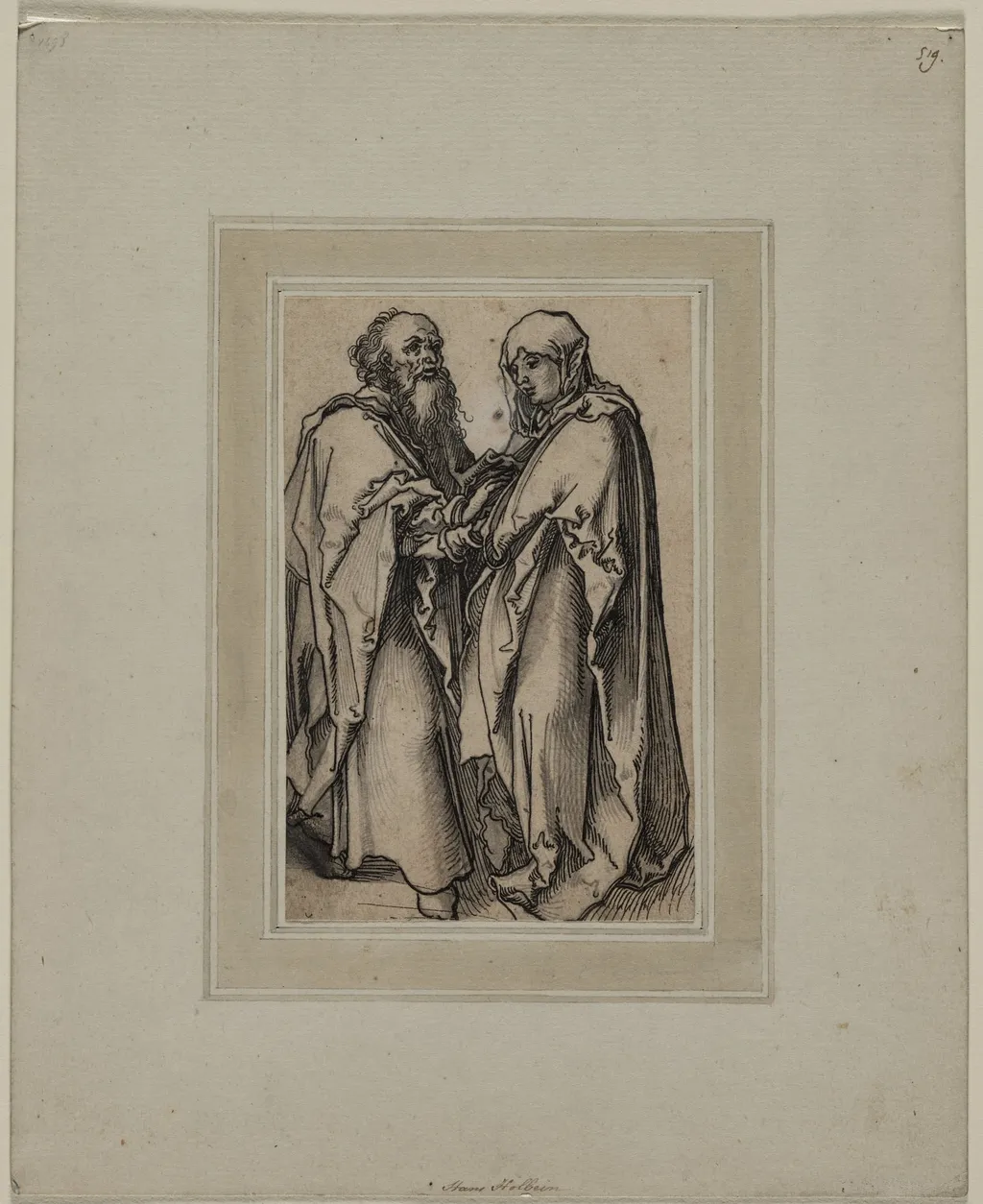 The Meeting of Joachim and Anna, by Wolf Traut, 1504