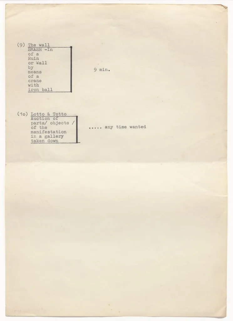 Untitled, by Wolf Vostell, 1962