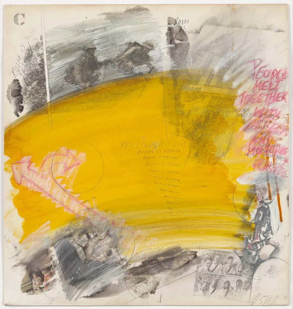 Untitled, by Wolf Vostell, graphite, 1966