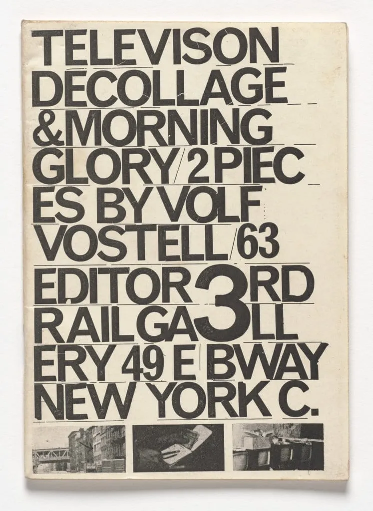 Untitled, by Wolf Vostell, 1963