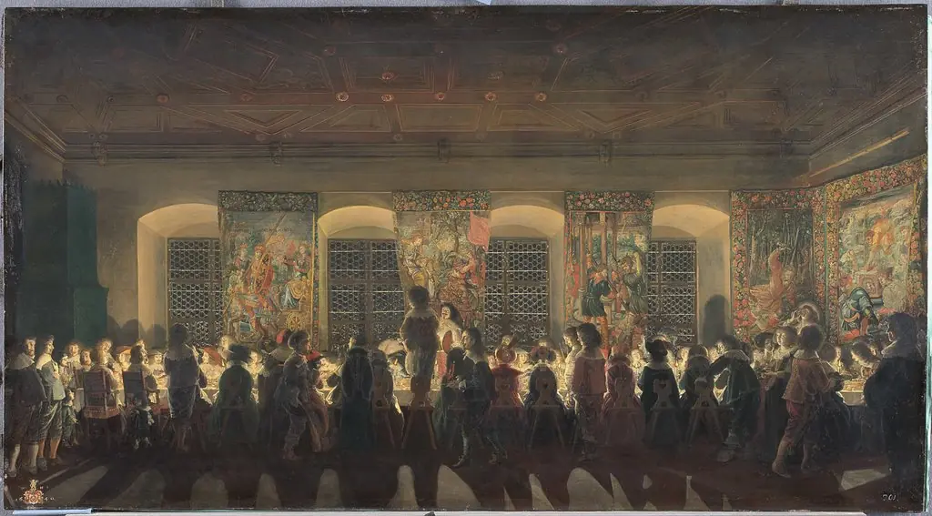 Nocturnal banquet, by Wolfgang Heimbach