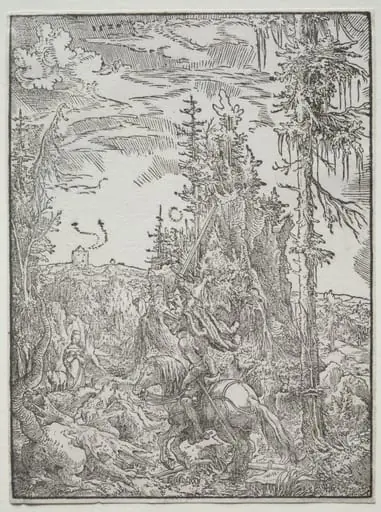 St. George and the Dragon, by Wolfgang Huber