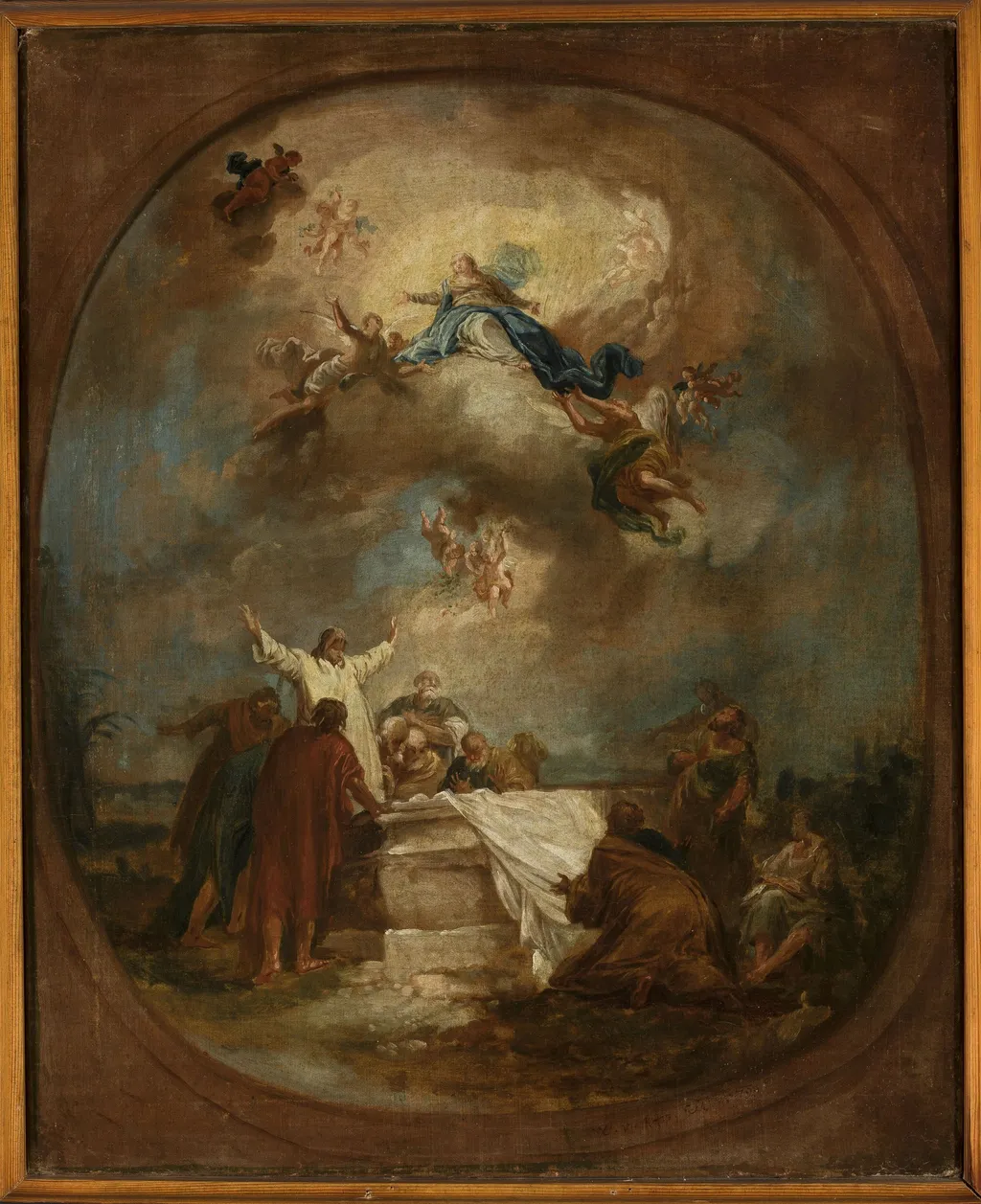 Assumption of Our Lady, by Wolfgang Koepp, oil, 1800