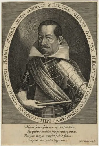 Albrecht Wenzel Euscbius von Wallenstein, by Wolfgang Philipp Kilian