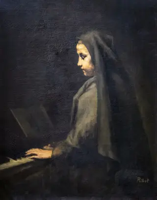 Woman at the piano