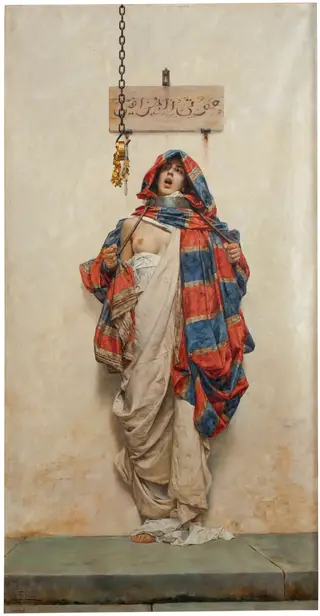 woman slave, by Antonio Fabrés