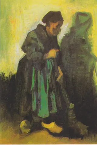 Woman with a Broom