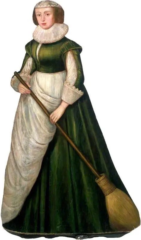 Woman with a Broom (dummy board)