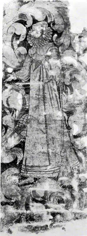 Woman with a Broom (from Stodmarsh Court, Kent)
