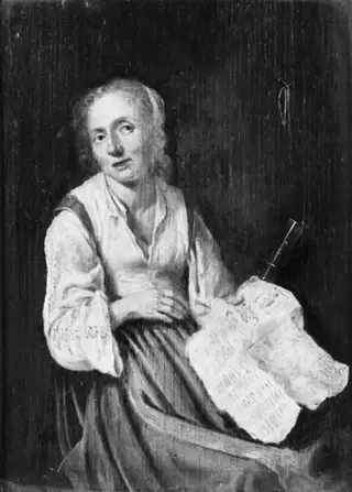 Woman with a Newspaper in her Hand