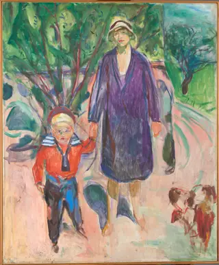 Woman with Small Boy