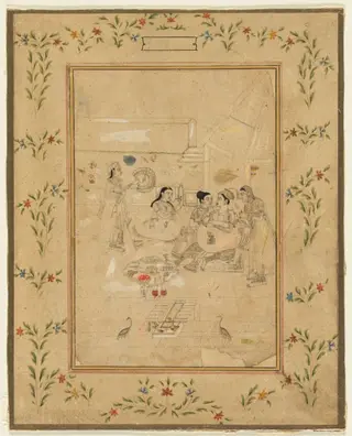Women playing at cross-dressing