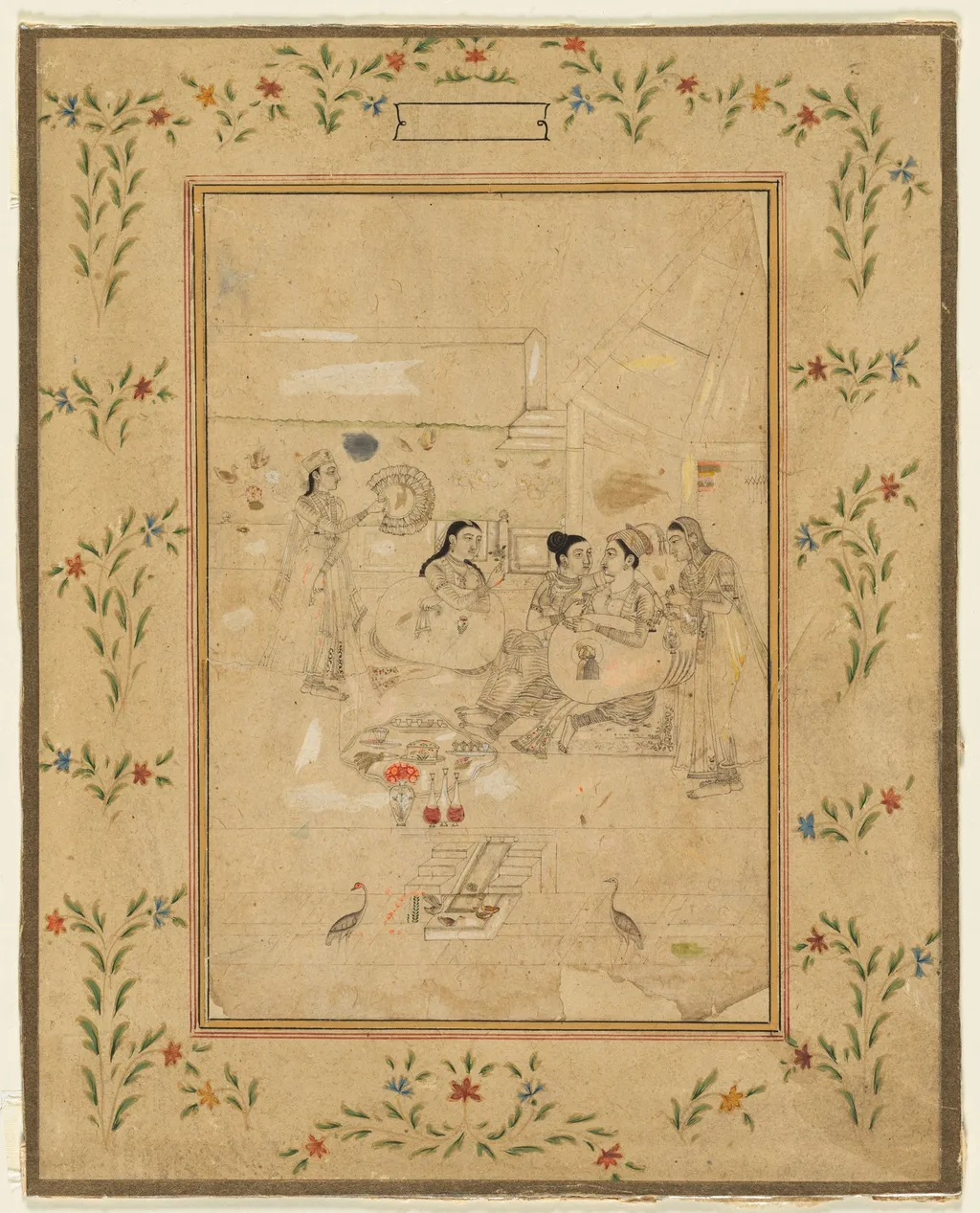 Women playing at cross-dressing, unspecified, 1696