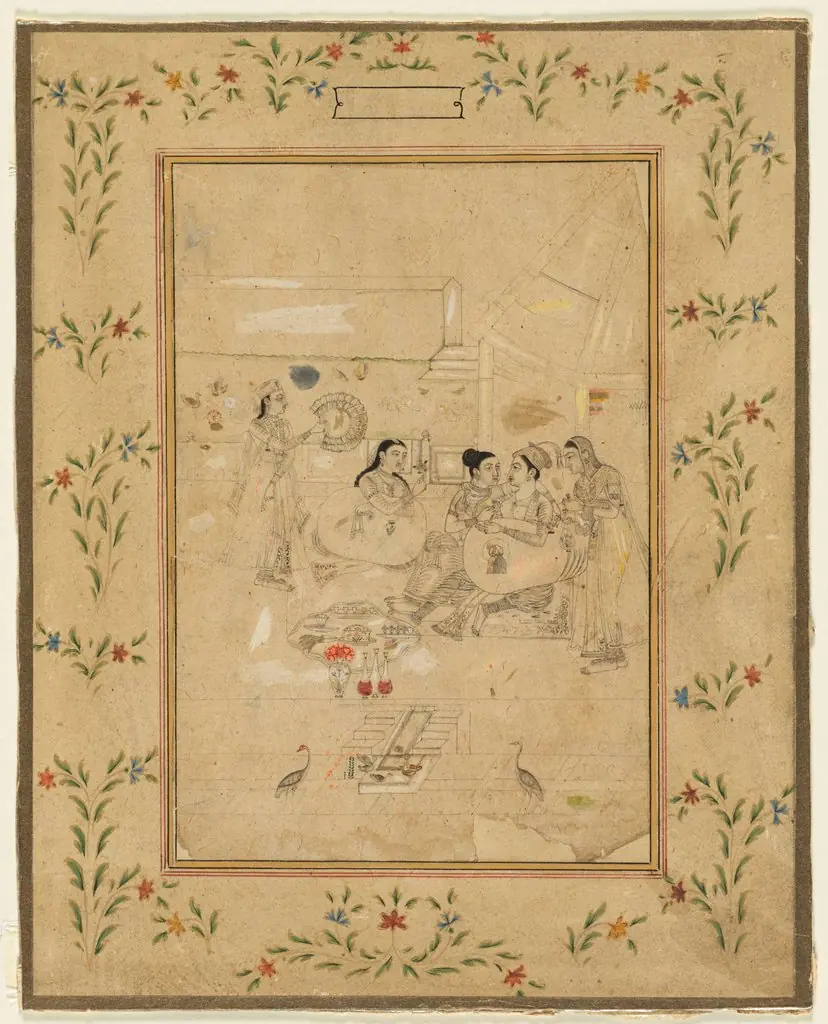 Women playing at cross-dressing, 1696