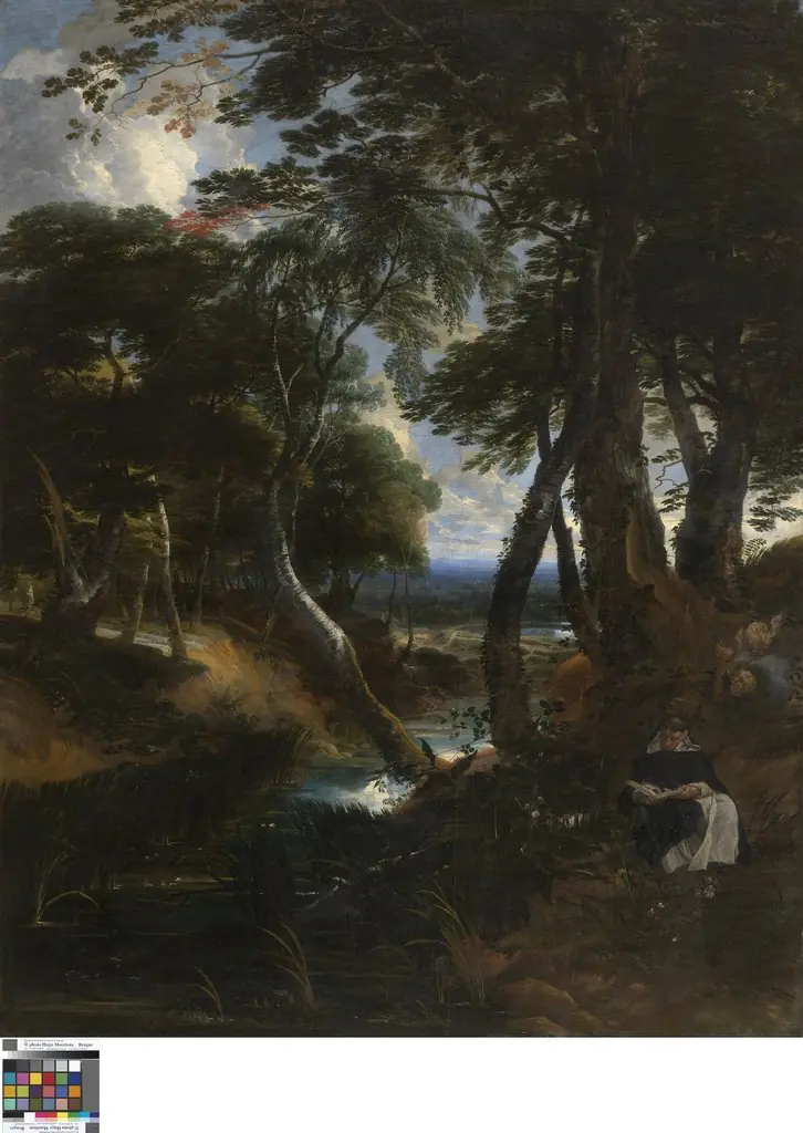 Wooded Landscape with Saint Dominic