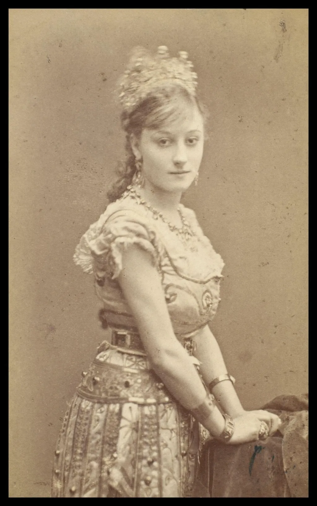 Guy Little Theatrical Photograph, by Wooley & Dow, photographic, 1850