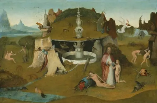 The Garden of Paradise, by Workshop of Hieronymus Bosch