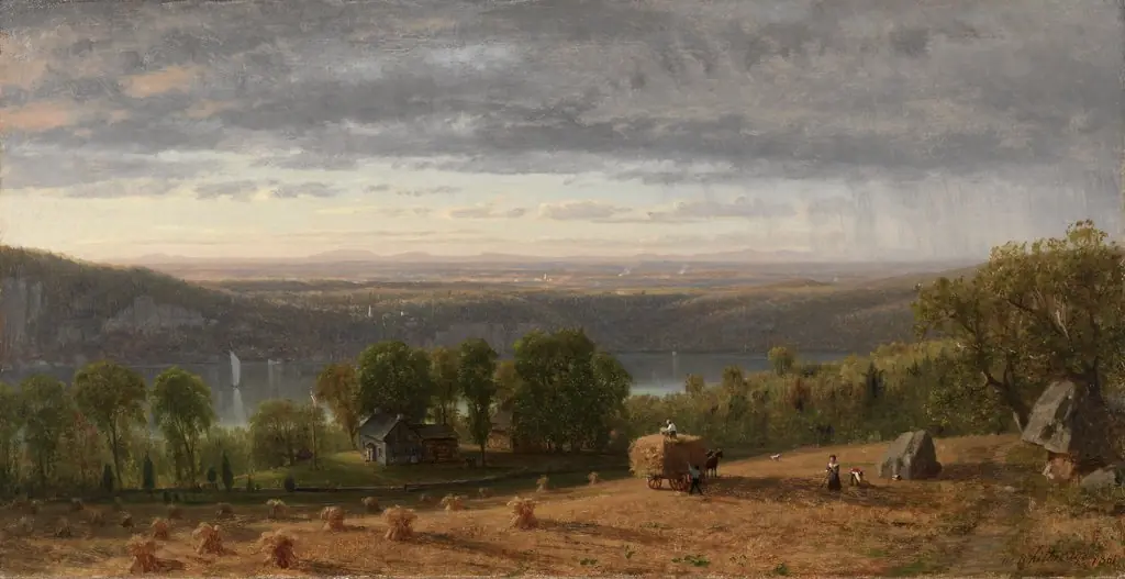 Landscape with Haywain, by Worthington Whittredge