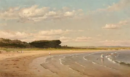Second Beach, Newport, by Worthington Whittredge