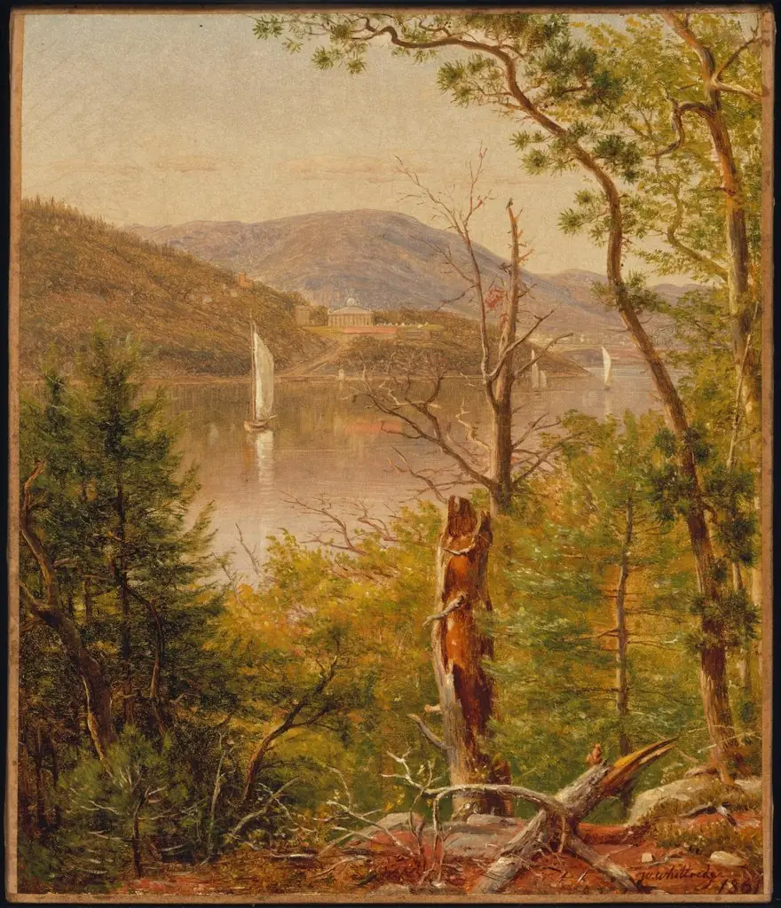 View of West Point on the Hudson, by Worthington Whittredge