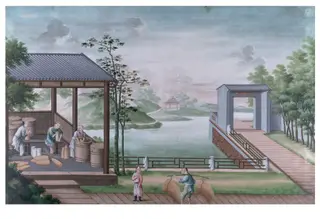 Wrapping Porcelain in Rice Straw and Packing in Wooden Tubs