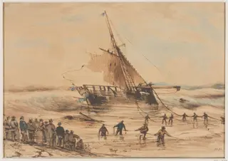 Wreck of a Fishing Boat