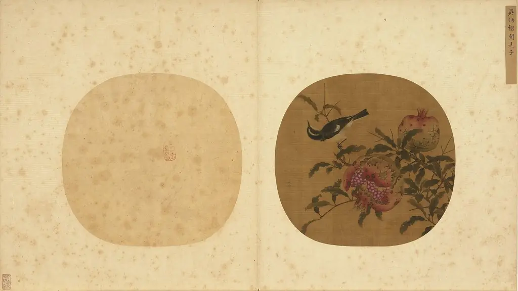 Seeds Visible in an Open Pomegranate, by Wu Bing
