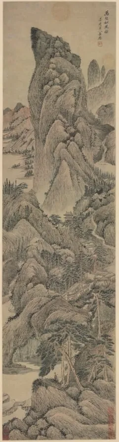Pine Wind from Myriad Villages, by Wu Li, unspecified, 1604