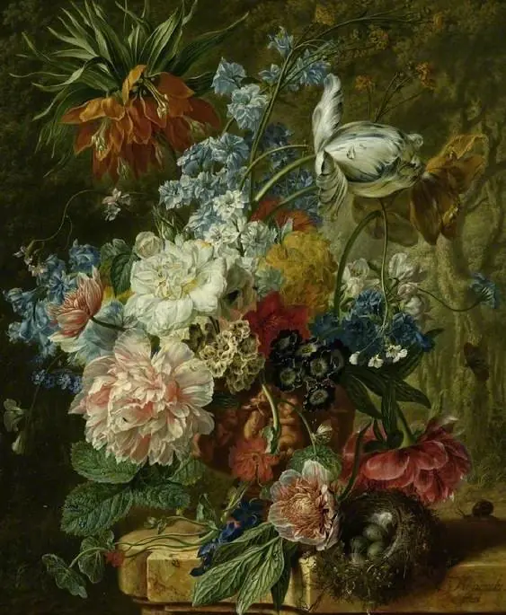 Vase of flowers, by Wybrand Hendriks