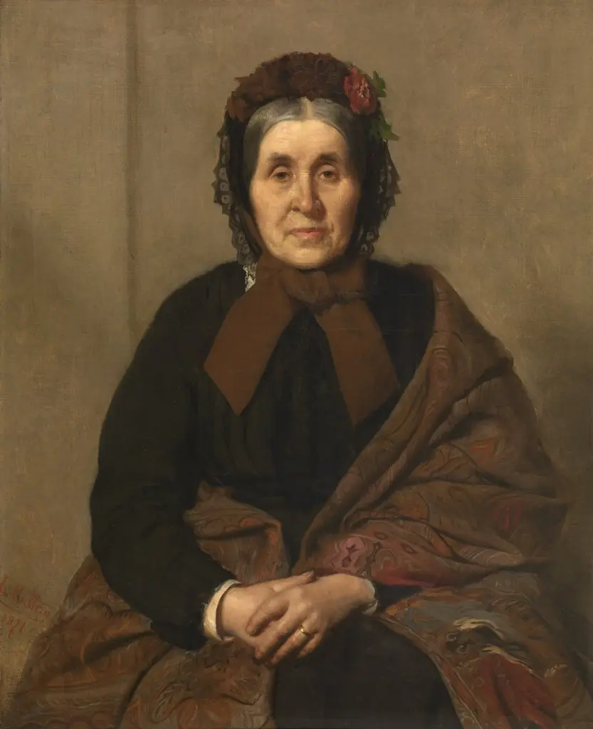 The Artist's Mother, by Xavier Mellery