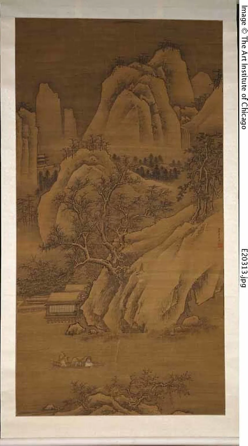 Visiting Dai Kui on a Snowy Night, by Xia Kui, unspecified, 1506