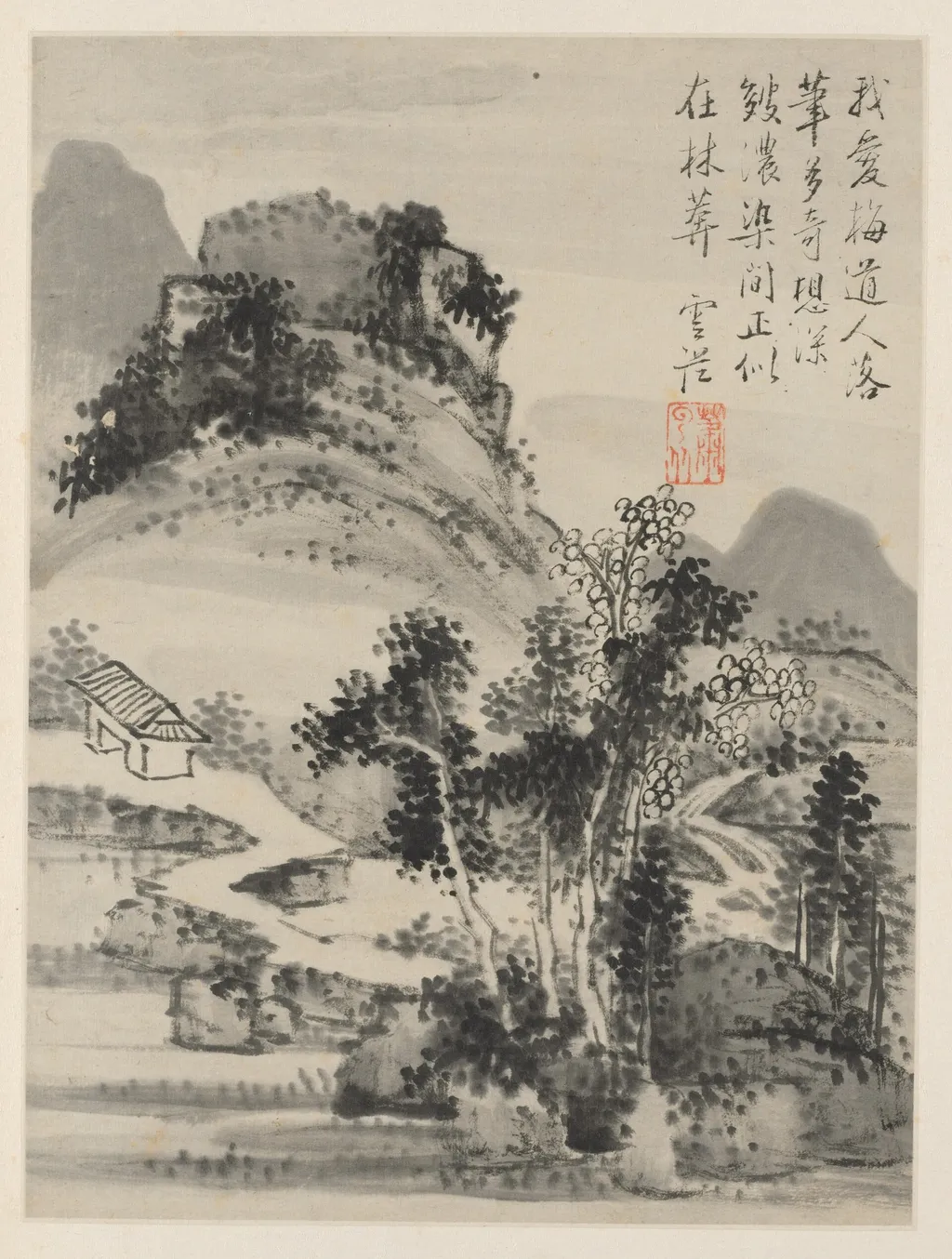 Album of Seasonal Landscapes, Leaf D (previous leaf 2)