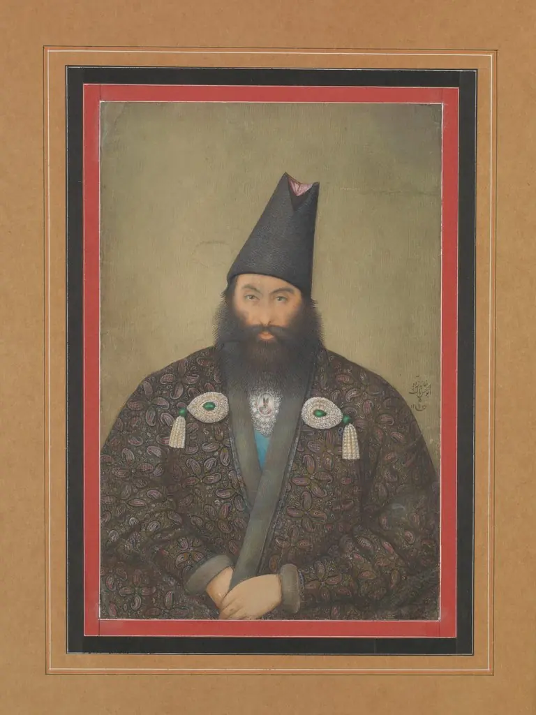 A Portrait of a Statesman, by Yahya Ghaffari