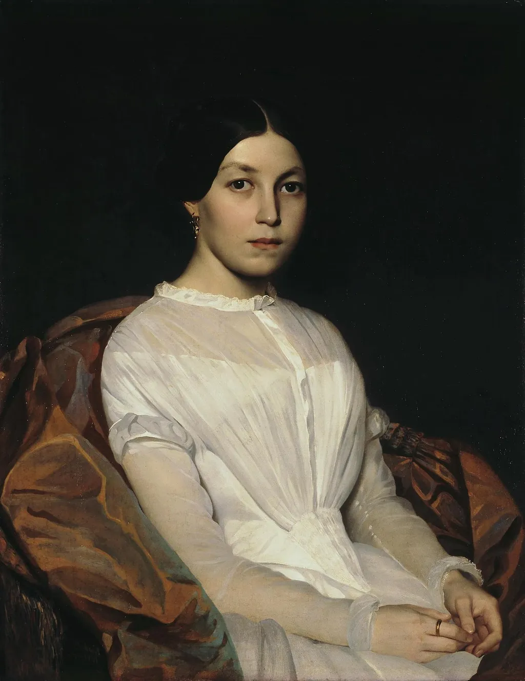 Alexandra Kutorga, by Yakov Kapkov, oil, 1847