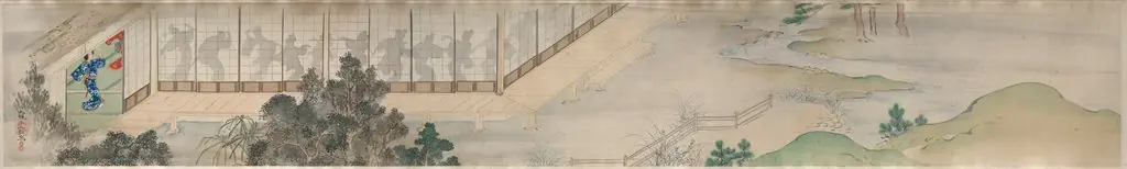 The Shadow Dancers, by Yamamoto Baiitsu, 1833