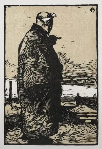 Fisherman, by Yamamoto Kanae