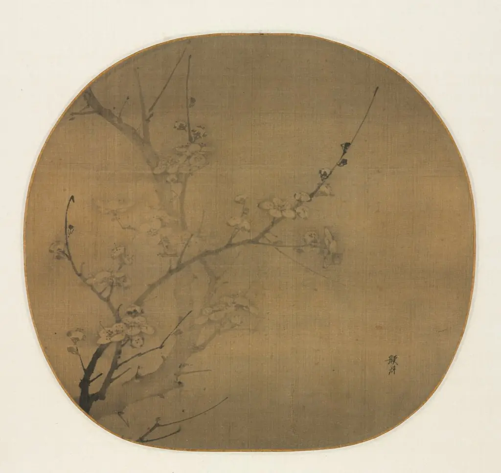 Plum Blossoms in Moonlight, by Yan Hui