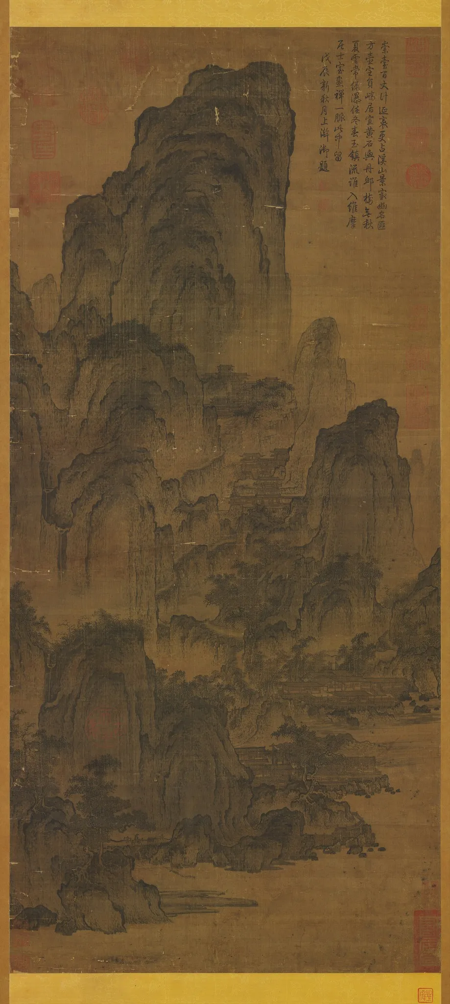 Pavilions Among Streams and Mountains, by Yan Wengui, unspecified, 1015