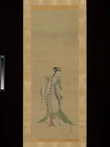 狩野常信筆　楊貴妃吹笛図|Yang Guifei Playing a Flute