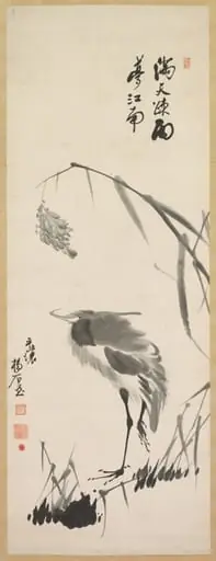 Egret and Reeds, by Yang Ki-hun (Seuk-Eun)