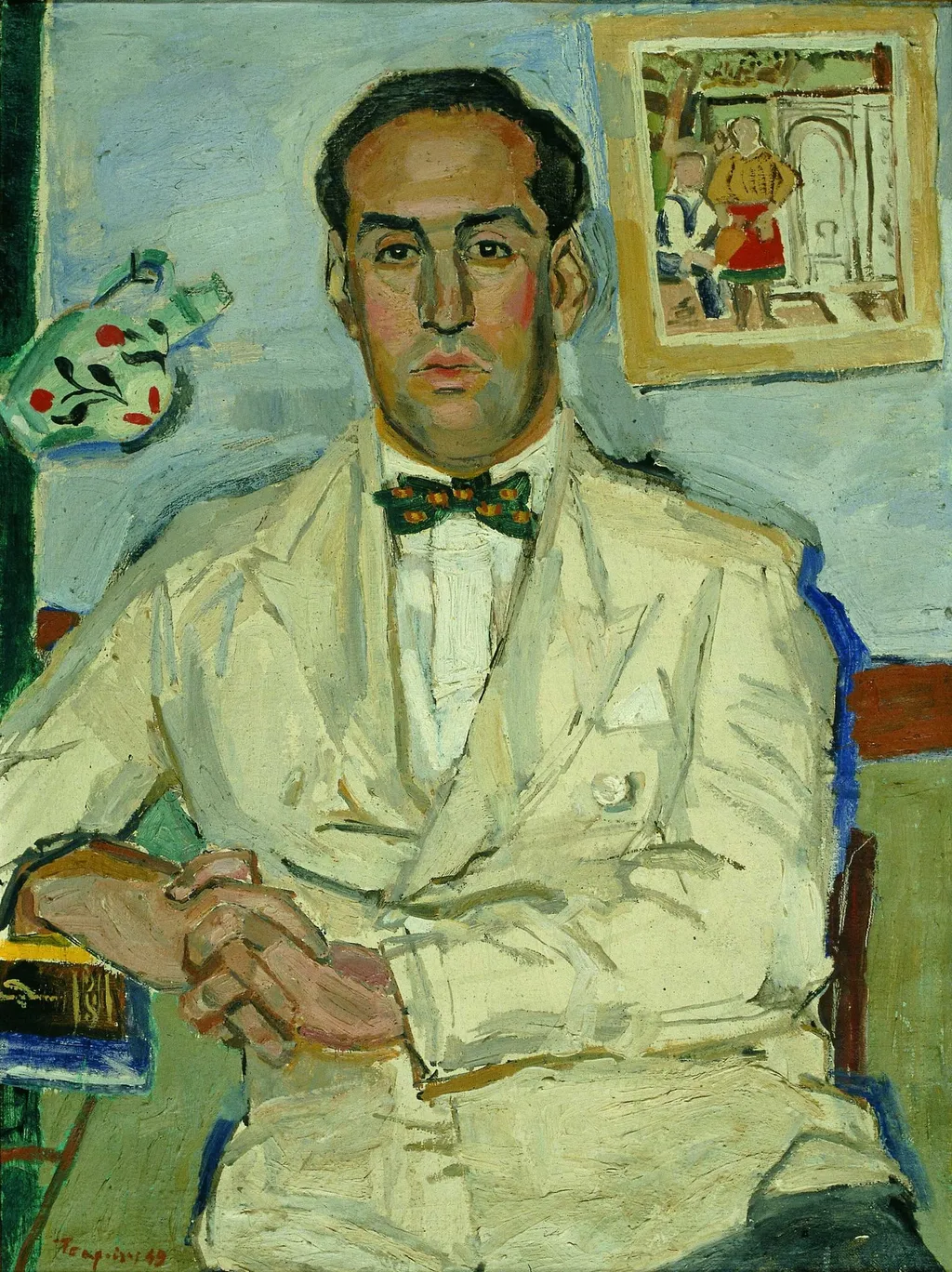 Προσωπογραφία Α.Γ.Ξ, by Yannis Tsarouchis, unspecified, 1949