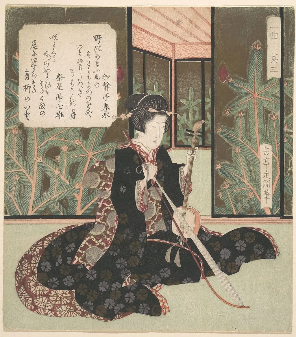 Untitled, by Yashima Gakutei, ink, 1827