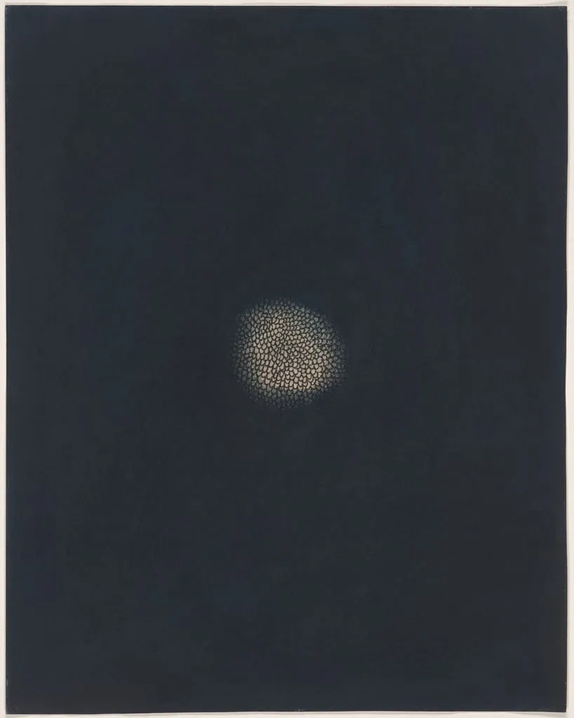 Untitled, by Yayoi Kusama, pastel, 1952