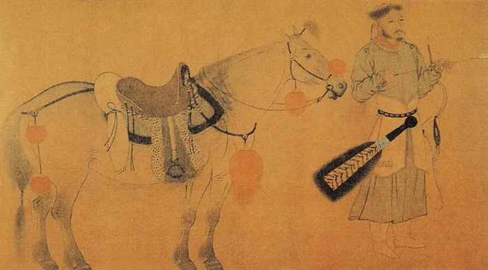 Archer and Horse, by Yelü Bei, unspecified
