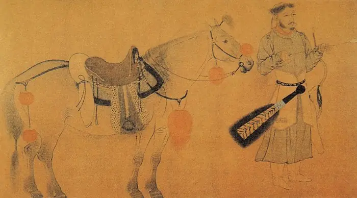 Archer and Horse, by Yelü Bei
