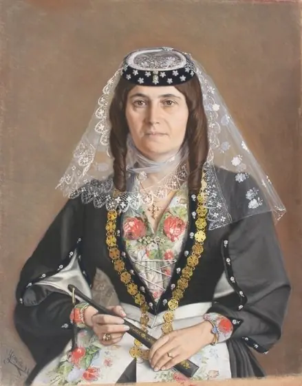 Portrait of Mariam Shalamain, by Yenok Nazarian