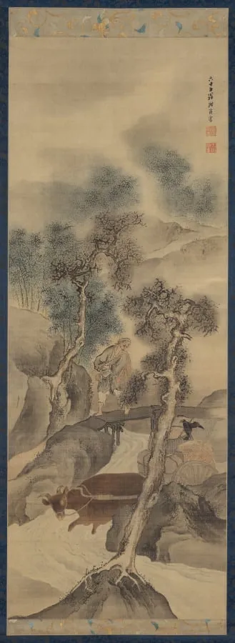 Farmer Returning Home in Autumn, by Yosa Buson, unspecified, 1781