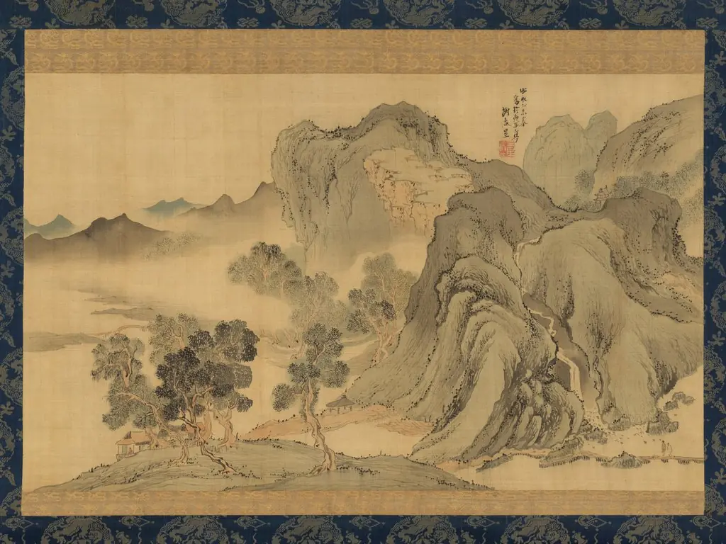Landscape in Light Colors, by Yosa Buson