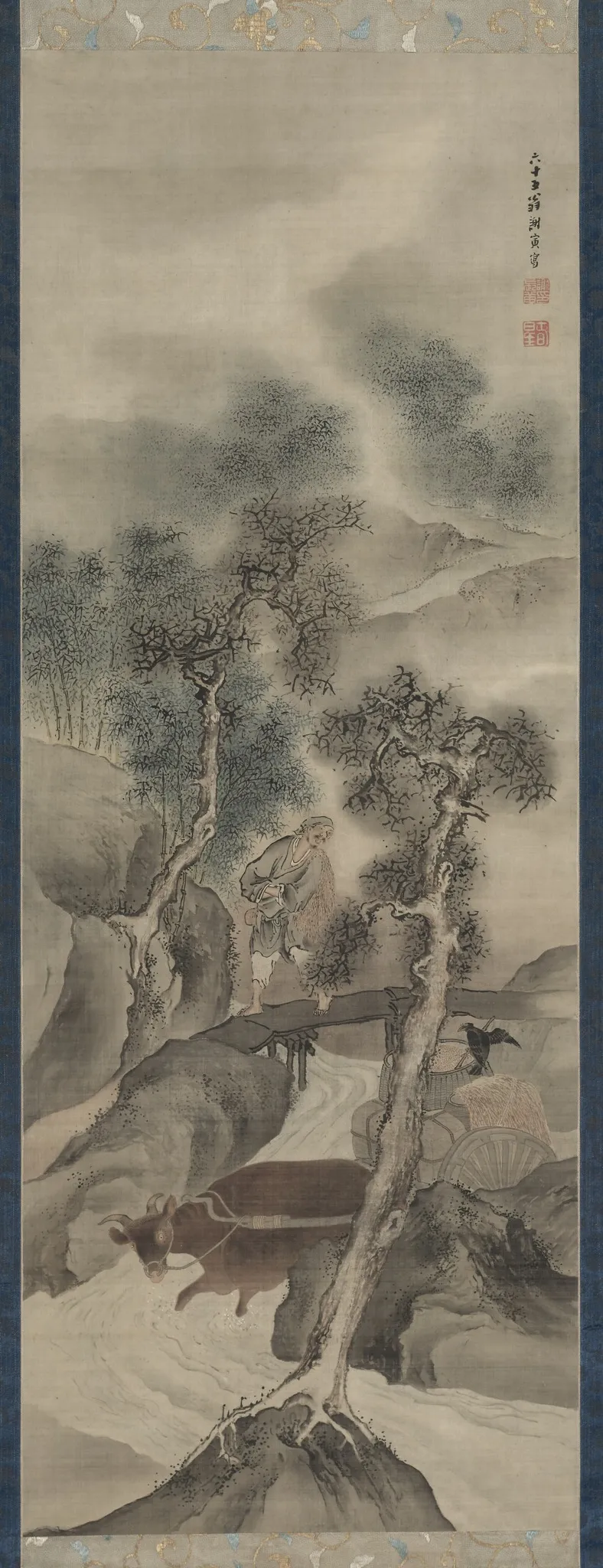 Water Buffalo Returning Home, by Yosa Buson, unspecified